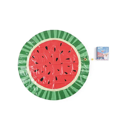 M-Pets Splash Aqua Mat Watermelon Sprinkler Play Pool 100cm