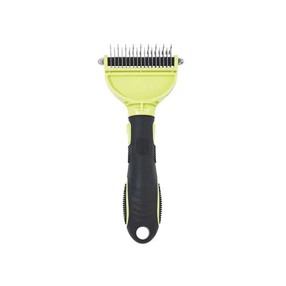M-Pets Click And Groom Pet Dematting Comb for Cats and Dogs