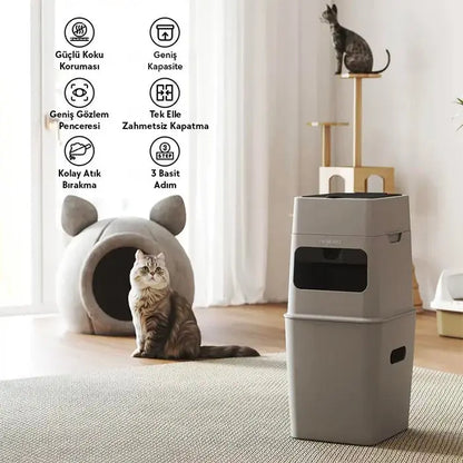 Neakasa PooGuard Pet Waste Collection Bin for Odor Control