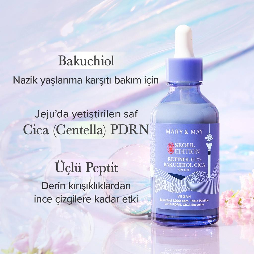 Mary & May Retinol & Bakuchiol Cica Face Serum for Aging Care 80 ml