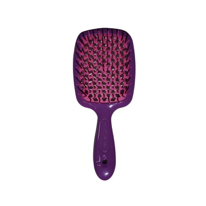 Janeke Superbrush Hair Brush for Gentle Detangling Purple
