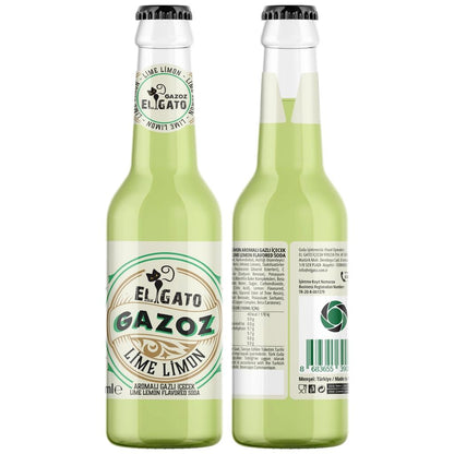 El Gato Lime & Lemon Flavored Soda 250 ml