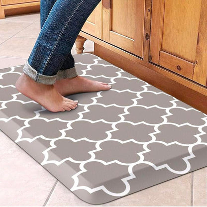 Kitchen Mat Cushioned Anti-Fatigue Kitchen Rug,17.3"X 28",Non Slip Waterproof Kitchen Mats and Rugs Heavy Duty PVC Ergonomic Comfort Mat for Kitchen, Floor Home, Office, Sink, Laundry