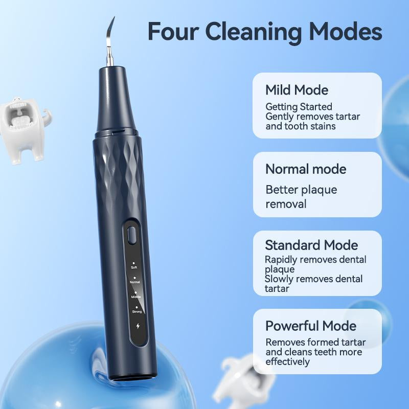 FONENYCA Professional Smart Visual Ultrasonic Tooth Cleaner with Wifi & App - Visual Cleaning Guidance, LED Light, 4 Modes, 2 Replaceable Heads