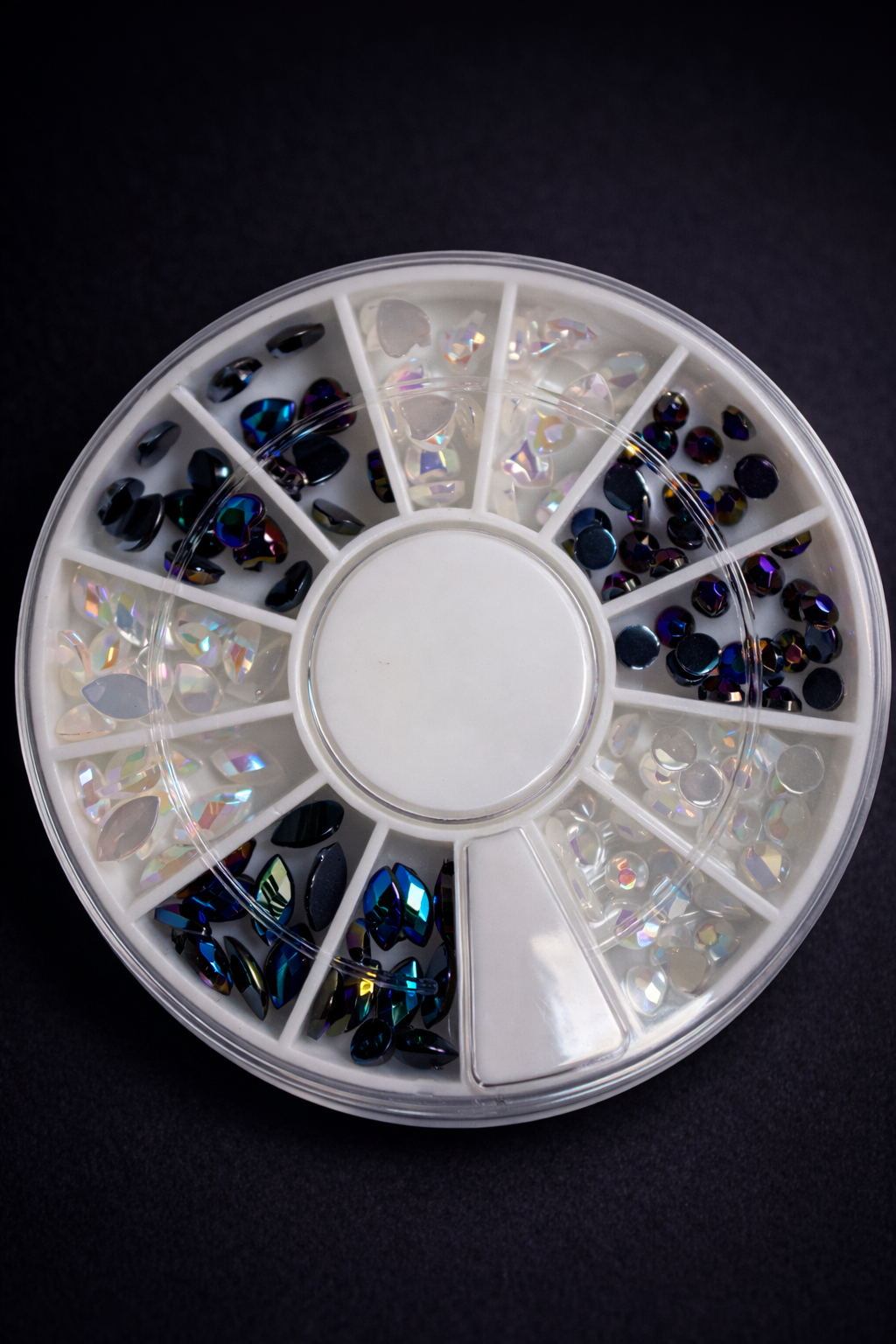 Queen - Heart and Tear Drops Gems  - Stones18