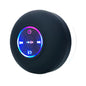 Portable Waterproof Bluetooth LED Speaker with Suction Cup - Perfect for Bathroom and Outdoor Use!