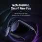 4K Smart Camera Glasses with 8MP Camera, 1080P HD Video Recording, Bluetooth Audio Sunglasses, Real-Time AI Translation, Voice Assistant, Touch Control, Wearable Camera Glasses for Travel & Daily Use