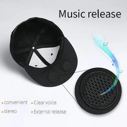 Wireless Bluetooth Sports Baseball Cap and Headphones, Breathable and Sweat-Proof Adjustable Headband Music Cap, High-Definition Microphone for Hands-Free Calling, Removable and Washable Sun-Protective Mesh Fabric.