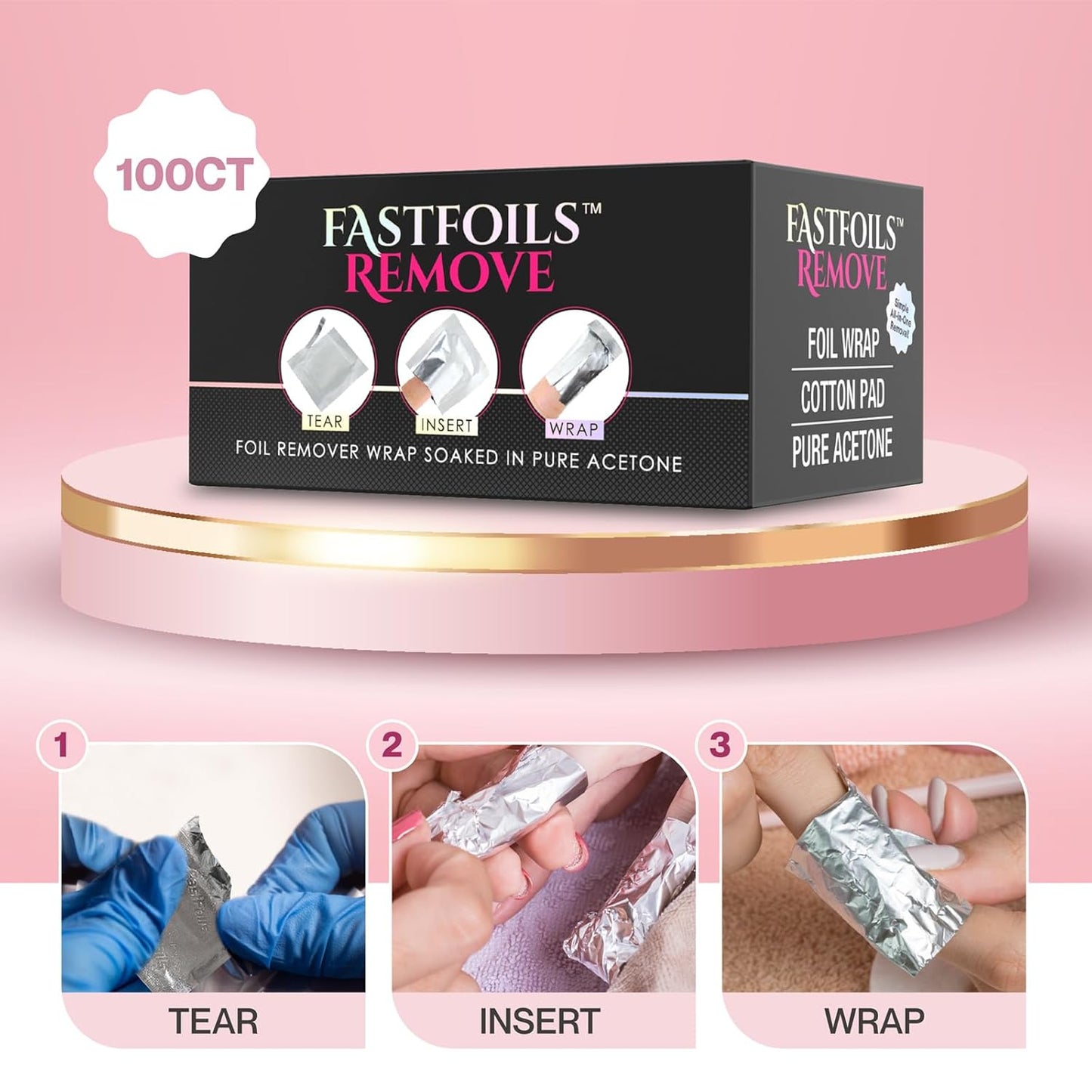Fast Foil Remover - 100ct