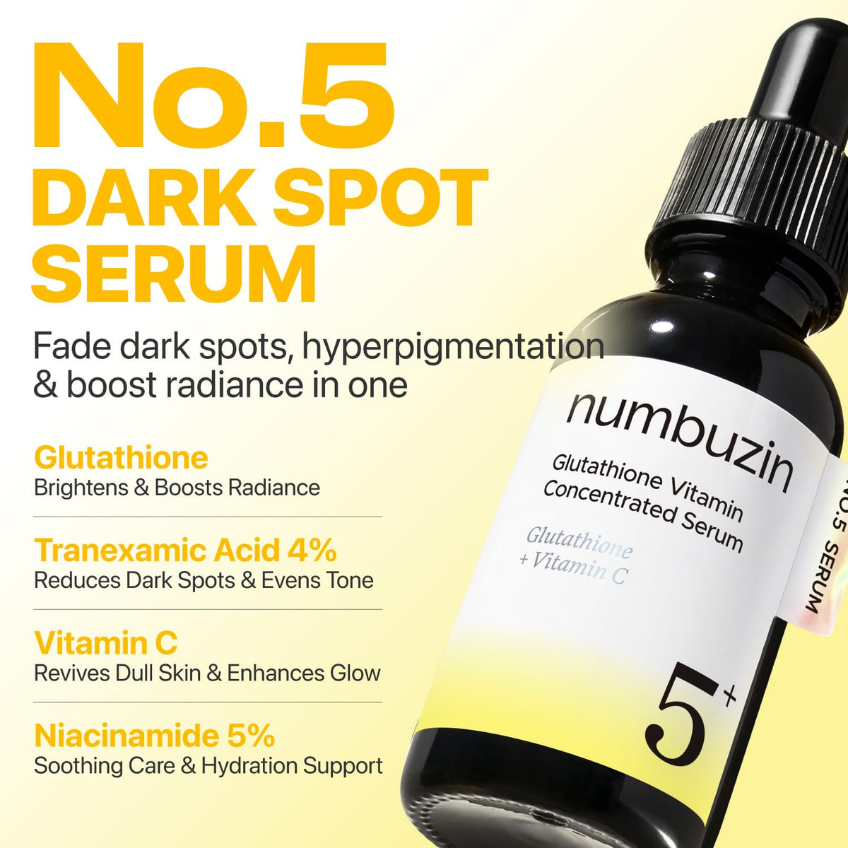 Numbuzin No. 5+ Glutathione Vitamin Concentrated Serum