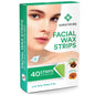 Facial Wax Strips for Hair Removal - 40 Strips