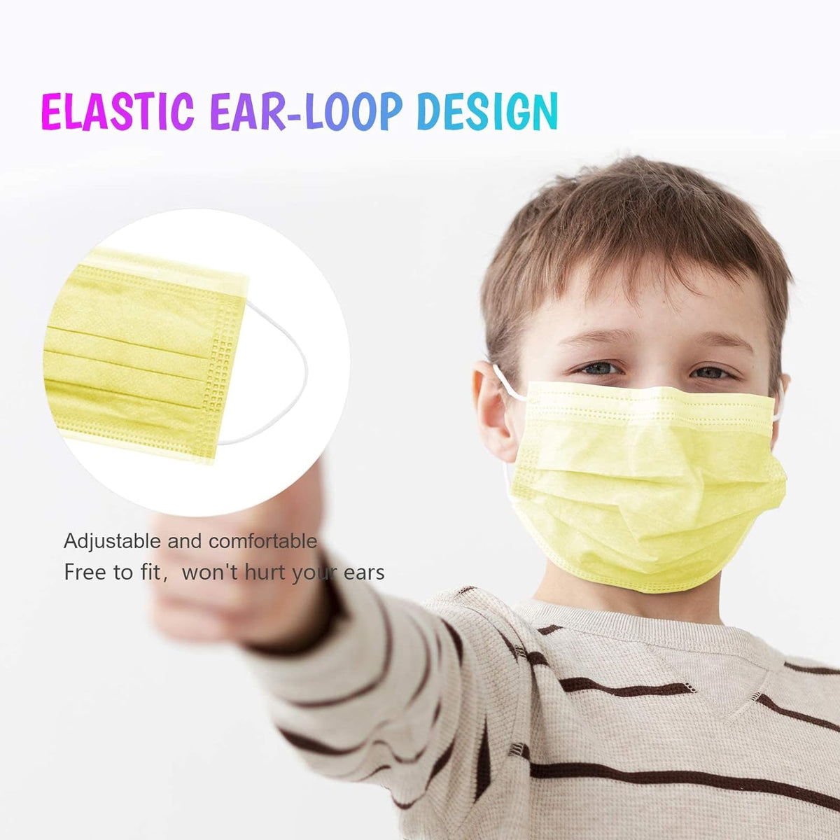 TaiMu - Kids Face Mask 50pc(Five Color)