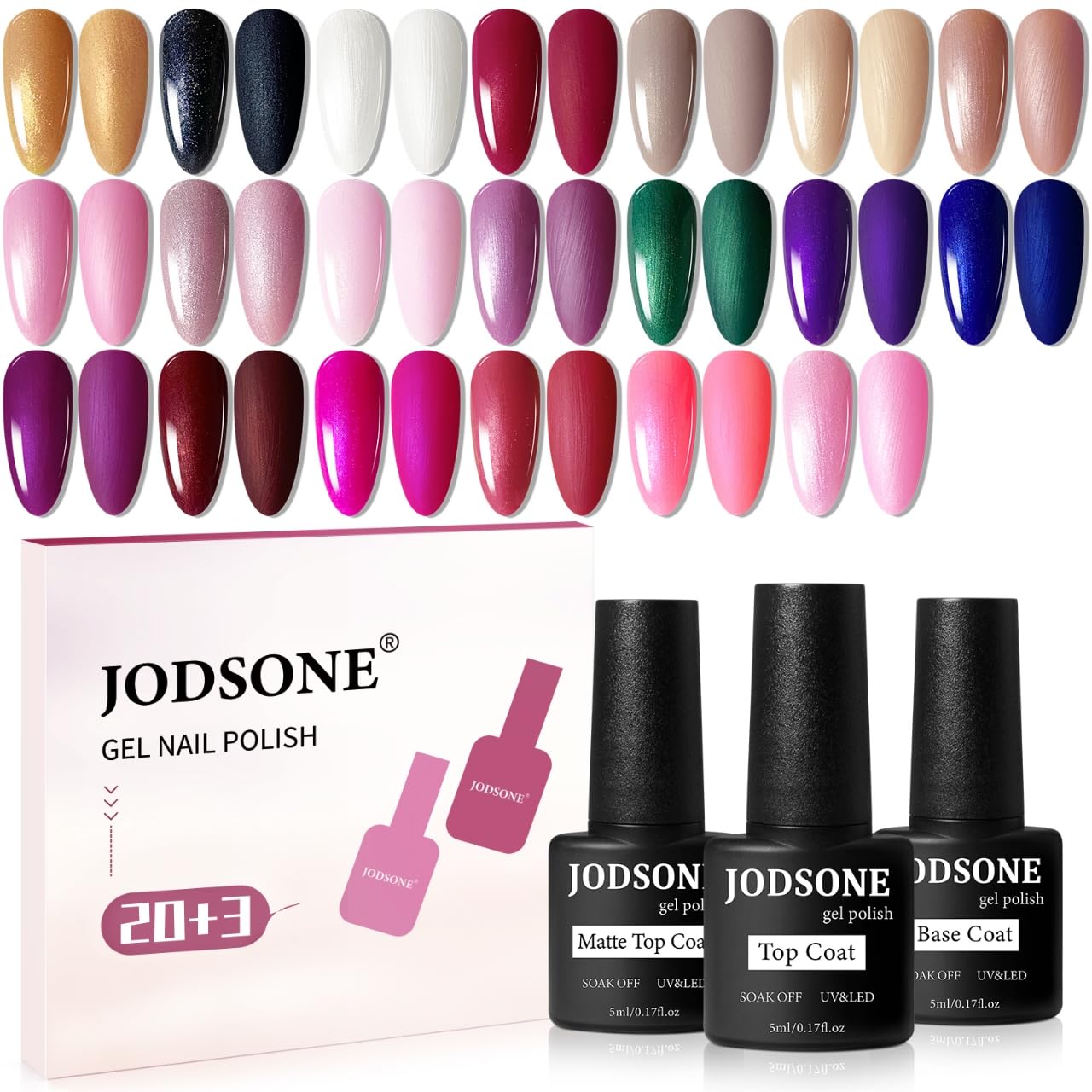 Gel Nail Polish 20+3