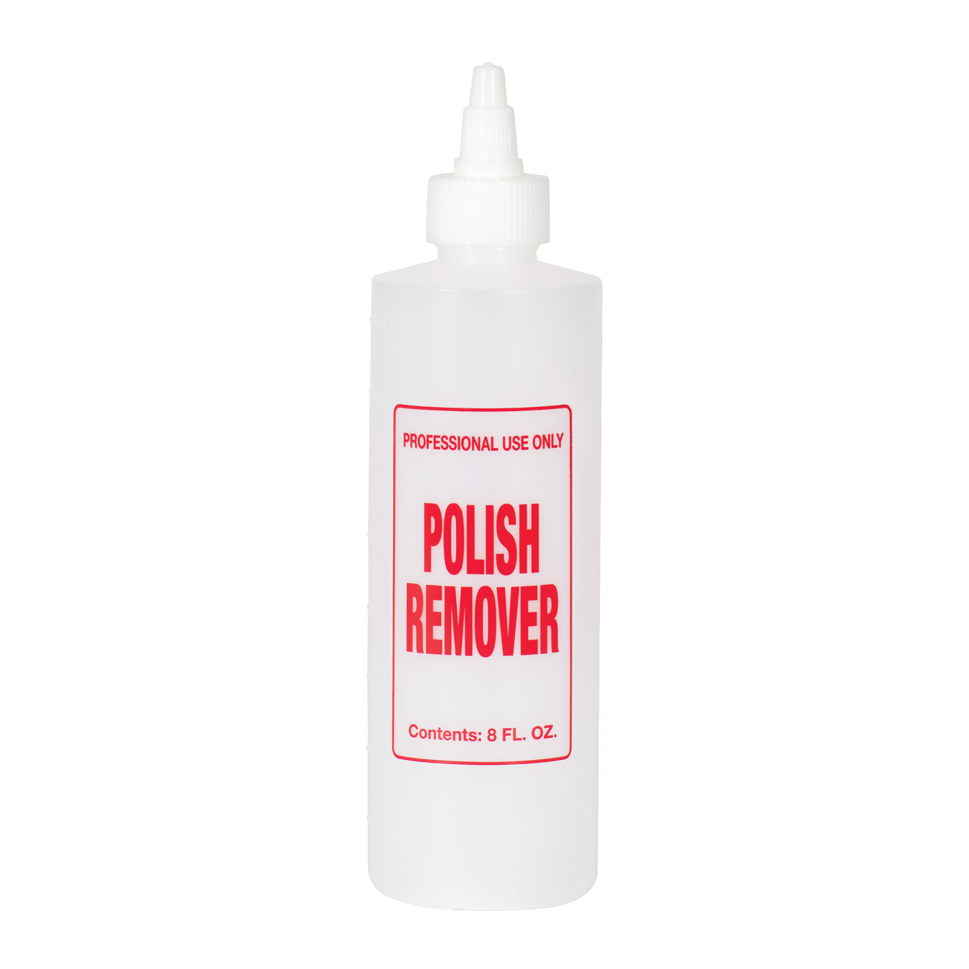 Empty Polish Remover Imprinted Bottle - 8oz
