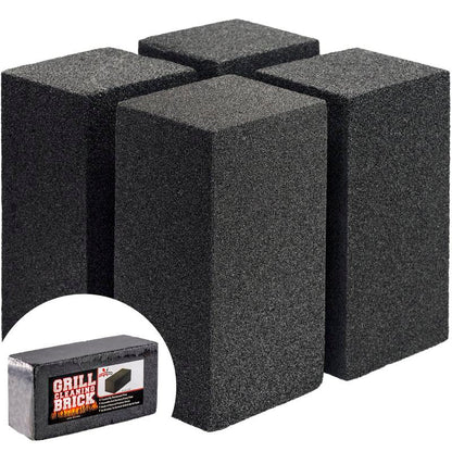 Heavy Duty Grill Cleaning Brick 1 Pack. Commercial Grade Pumice Stone Tool Cleans & Sanitizes Restaurant Flat Top Grills or Griddles. Remove Grease Stains and Dirt without Harsh Chemicals or Abrasives
