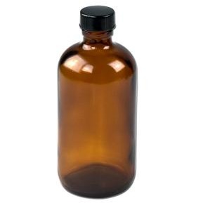 Empty Amber Bottles