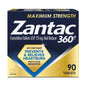 Zantac 360 Max Strength 20mg – 90 Tablets Value Size, Heartburn Relief & Prevention