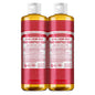 Dr. Bronner's Pure Castile Liquid Soap Rose -- 16 Fl Oz