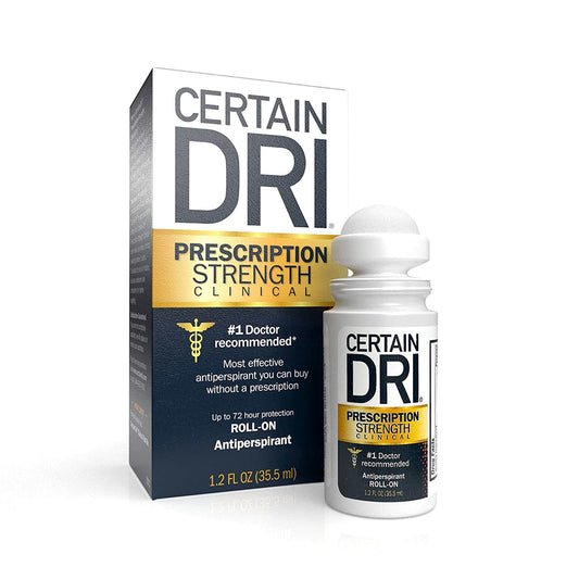 Certain Dri® Prescription Strength Clinical Antiperspirant Roll-On – 1.2 Fl Oz