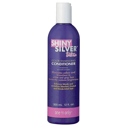 One N' Only Shiny Silver Ultra Color Enhancing Conditioner, 12 Oz