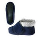 Silvert s Men’s & Women’s Extra Wide Soft Fleece Diabetic Bootie Slippers For Seniors M Navy