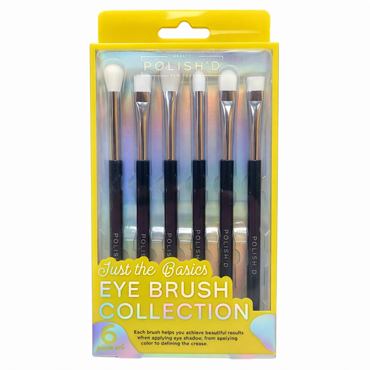 Just the Basics Eye Brush Collection - 6 Piece Set