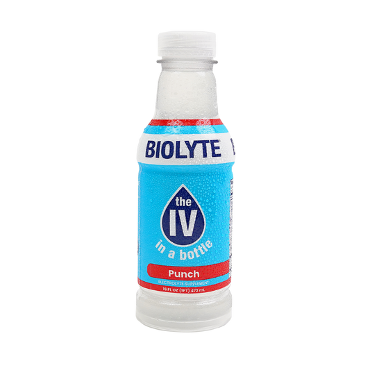 Biolyte Premium Fruit Punch Electrolyte Supplement 16 Fl Oz