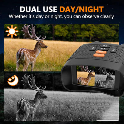 Night Vision Goggles-Night Vision Binoculars,2000 Mah Battery,7 Levels Infrared,6X Digital Zoom,Wildlife Observation,Hunting,Camping