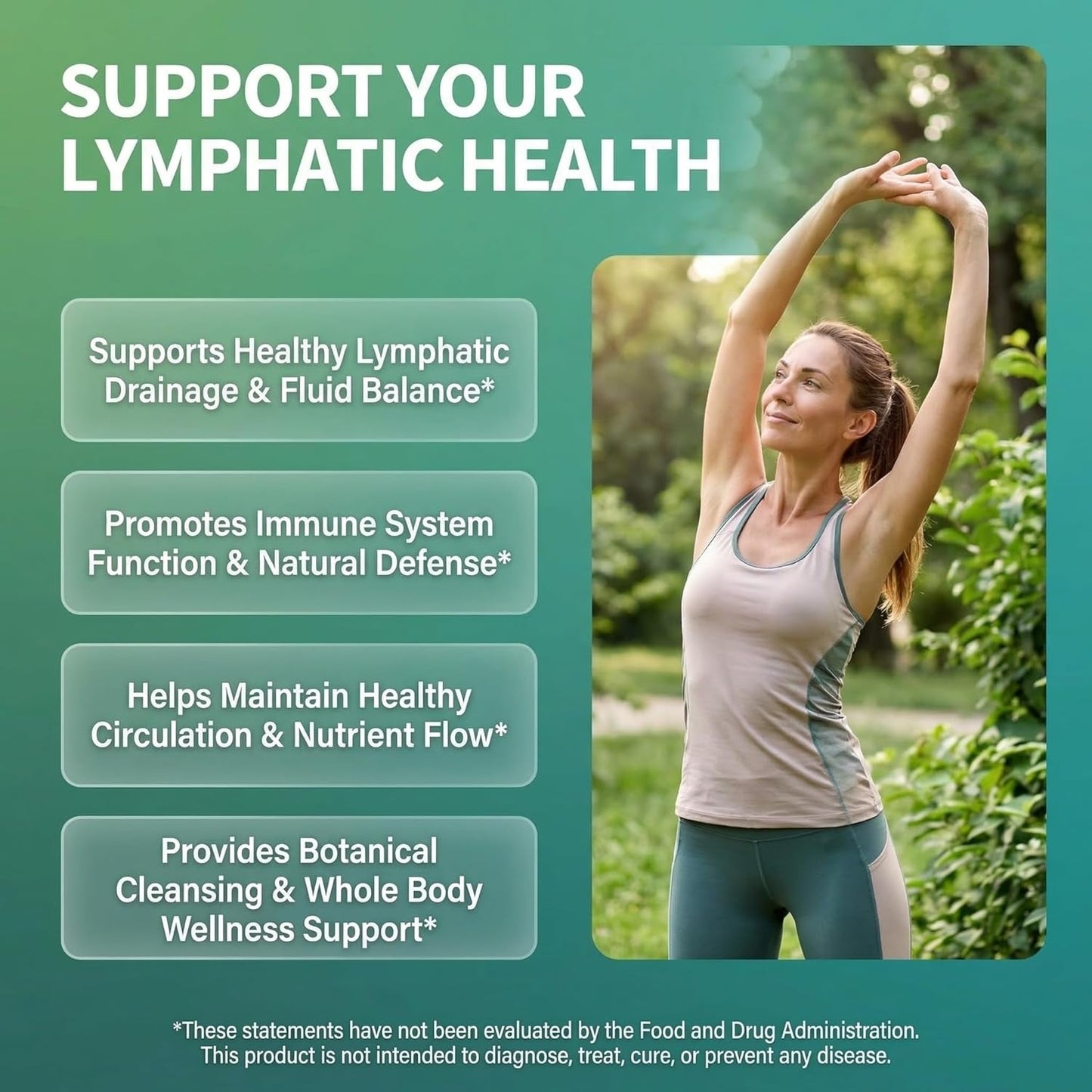 Organic Lymphatic Drainage Supplements | Elderberry Bladderwrack Burdock Root Black Seed Oil Spirulina Sea Moss Ashwagandha Chlorella Amla Beet Moringa Chlorophyll Lymph System Capsules by Clean Nutra