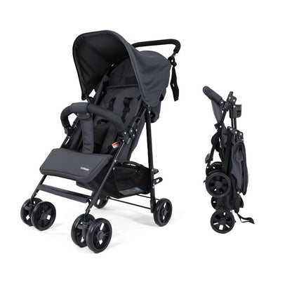 Lightweight Multi-Purpose Stroller - Modular Blackstroller, Stroller Toys,Modular Black Stroller, Babys Trollerwagon, Single Stroller,Multi-Position Recline, Summerventilation, Daily Use Everyday Stroller