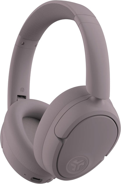 Jlab Jbuds Lux ANC Wireless Headphones, Mauve, Hybrid Active Noise Cancelling, Customizable Sound, Spatial Audio Compatible, Premium Over-Ear Bluetooth Headset