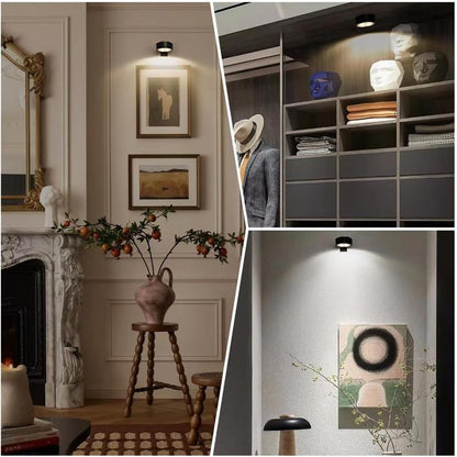 Battery Required Wall Mounted Light with 3 Lighting Modes, Wireless Magnetic Painting Light with Remote Control, Novelty Lighting for Home Decor, Multifunctional Ambient Lights #TOP PICKS