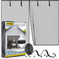 AUGO Heavy Duty Magnetic Screen Door - Self-Sealing Mesh for Ultimate Bug Protection - Ideal for Kids and Pets - 38" x 83" with Innovative Stay Open Feature