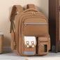 LLL Purple Cute Backpack Large Capacity Lightweight Bookbag Kawaii Casual Outdoor Daypack with Multiple Pockets and Adjustable Straps