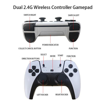Valentine'S Day Gift 2026 New Upgraded Retro Game Stick - 40,000+ Games 26 Emulators 4K HDMI | Plug & Play Wireless Controller for Tv/Monitor