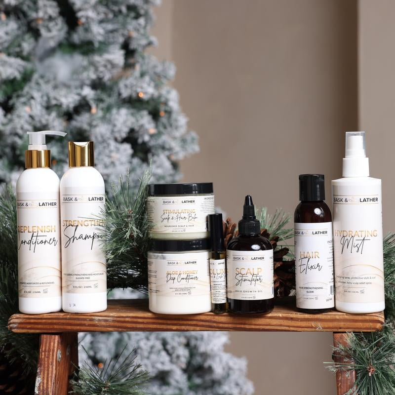 Revitalize Your Hair with the Bask & Lather Ultimate Healthy Hair Care Bundle - Limited Edition!