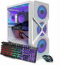 Stgaubron Gaming PC Desktop Computer, Intel Core I7 up to 3.9Ghz, Radeon RX 580 8G, 32GB RAM, 512GB SSD, Wifi 6, BT 5.0, RGB Fan X3, Windows 11 Home, White