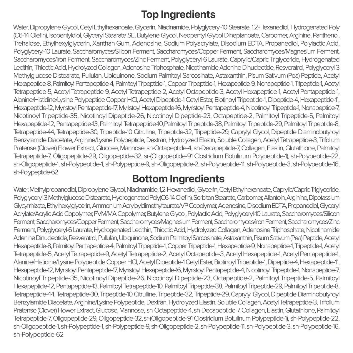Numbuzin NAD+ BIO Lifting-sil Full Face Mask Set