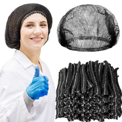 *Disposable Non-Woven Hairnets, Bouffant caps - 100pc