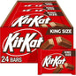 KIT KAKIT KAT Milk Chocolate Wafer King Size, Candy Bars, 3 oz (24 Count)T 24X3OZ KING SIZE