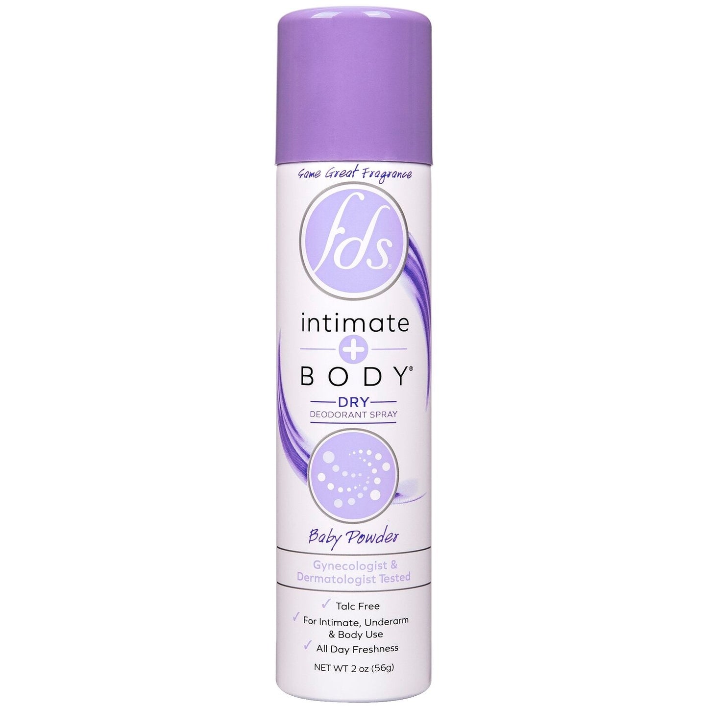 FDS Feminine Deodorant Spray Baby Powder 2 Oz