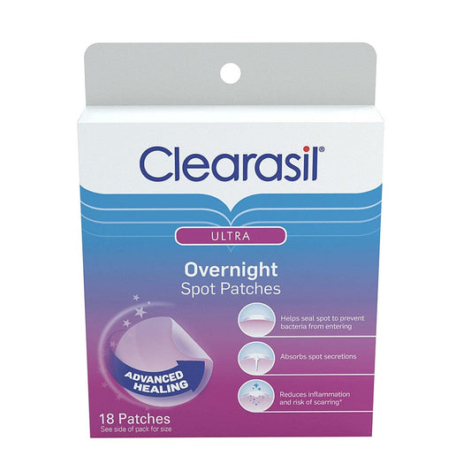 Clearasil Ultra Overnight Spot Patches  18 Ct