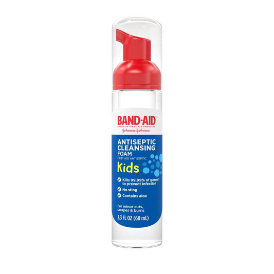 Band-Aid First Antiseptic Cleansing Foam For Kids - 2.3 Oz