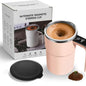 Portable Automatic Mixing Cup, USB Rechargeable Magnetic Mixing Cup, Multifunctional Coffee Mixing Cup, Self Stirring Mug for Home Kitchen