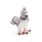 Bark Flossie Plush Pigeon Squeaky Dog Toy