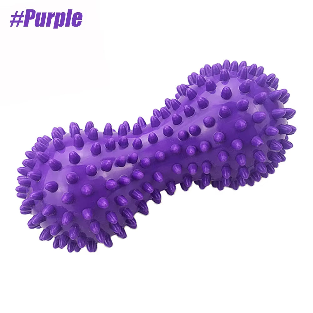 Peanut Ball Foot Massage Ball,Spiky Massage Ball for Trigger Point Therapy,Deep Point Massage,Plantar Fasciitis,Neck Pain Relief