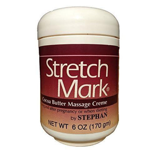 Balm Barr Stretch Mark Cocoa Butter Massage Creme - 6 Oz