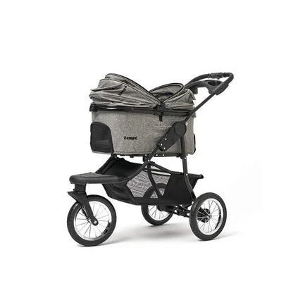 Zampa Melona Pet Stroller for Cats and Dogs Grey 57x84x107cm