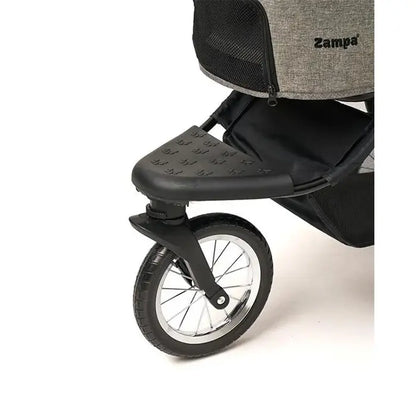 Zampa Melona Pet Stroller for Cats and Dogs Grey 57x84x107cm