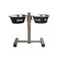 Oripet Addt2b Elevated Double Pet Food and Water Bowl 5 Qt